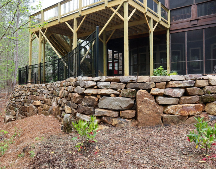 Retaining Wall Installation