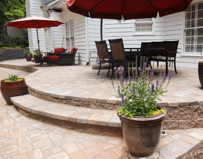 Stone Patio Installation