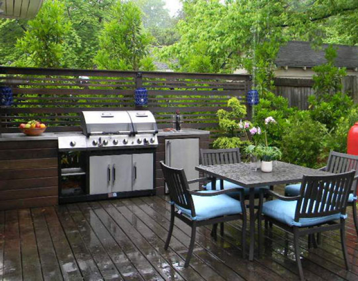 Outdoor Cooking Station Installation